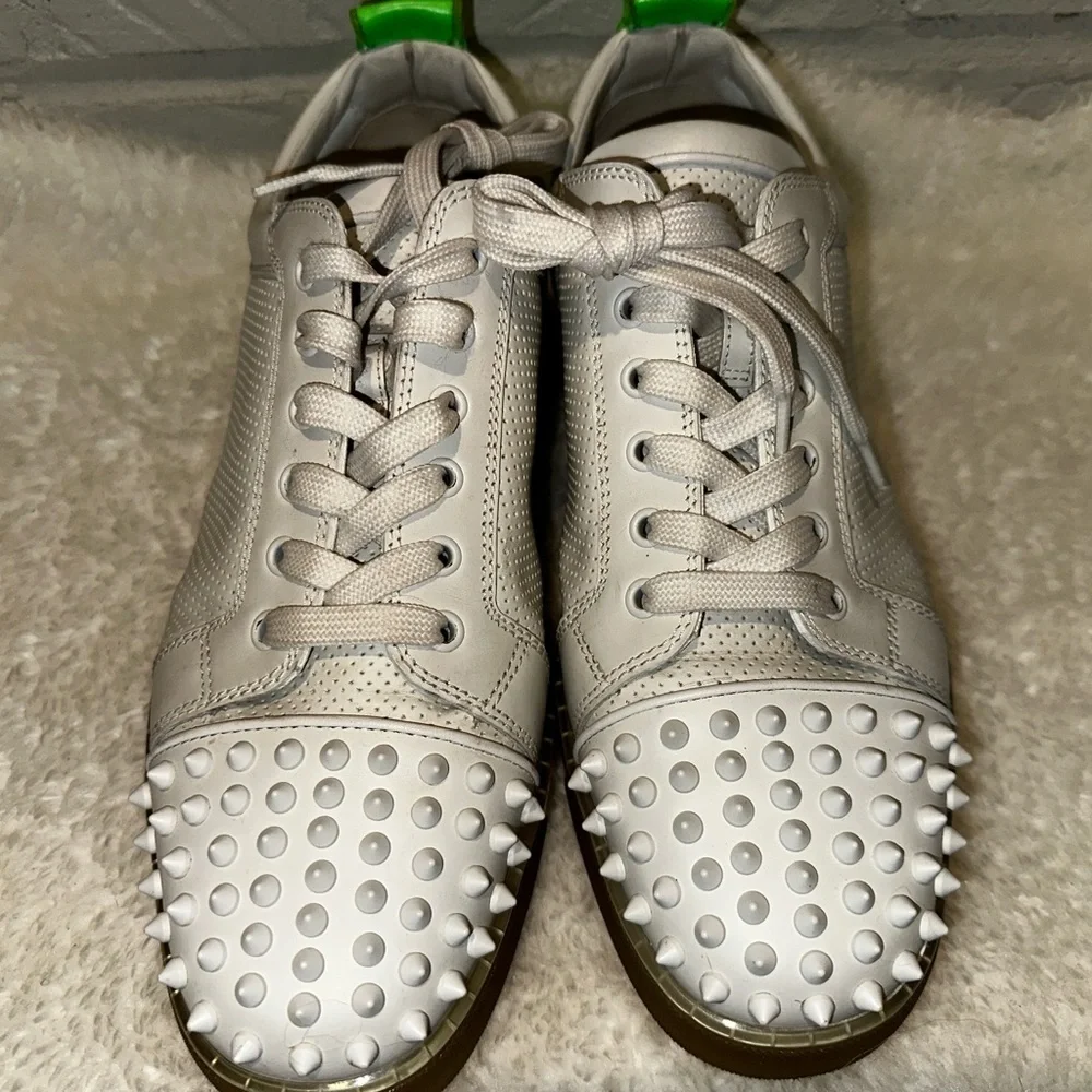 Christian Louboutin - Louis Junior Spikes sneakers Size 44 - Picture 6 of 15